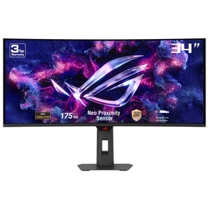 ASUS ROG Strix OLED XG34WCDG Computerbildschirm 86,4 cm (34") 3440 x 1440 Pixel UltraWide Quad HD QD-OLED Schwarz