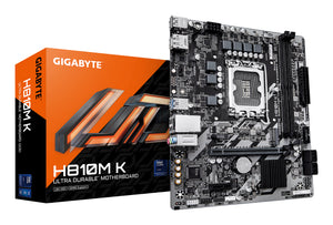 GIGABYTE H810M K Mainboard – Intel Core Ultra (Serie 2) Prozessoren, 3+1+2 Phasen VRM, bis zu 6400 MHz DDR5, 1 x M.2 PCI