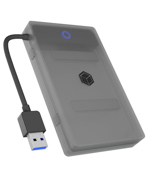 ICY BOX IB-AC603b-U3, USB 3.2 Gen 1 zu 2,5" SATA Festplatten Adapter Kabel, Zugriff LED
