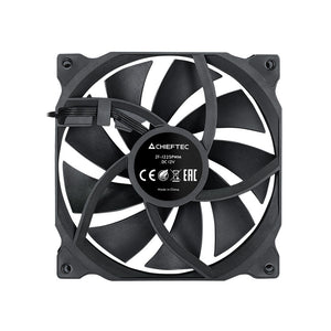 Chieftec ZF-1225PWM Computerkühlsystem Computergehäuse Ventilator 12 cm Schwarz 1 Stück(e)