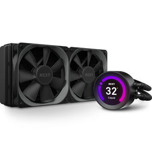 NZXT RL-KRZ53-01 Computerkühlsystem Prozessor All-in-One-Flüssigkeitskühler 12 cm Schwarz