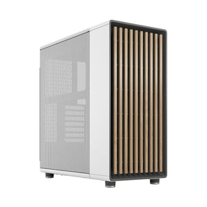 Midi Fractal Design North Chalk White Window Mesh