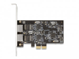 DeLOCK PCI Express x2 Karte auf 2 x RJ45 2,5 Gigabit LAN i225