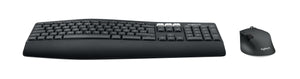 Logitech 920-008221 Tastatur Maus enthalten Universal RF Wireless + Bluetooth QWERTZ Deutsch Schwarz