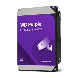 Western Digital Purple Interne Festplatte 4 TB 5400 RPM 128 MB 3.5" Serial ATA III