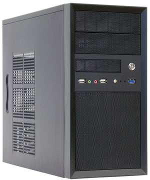 Chieftec CT-01B-OP Computer-Gehäuse Mini Tower Schwarz