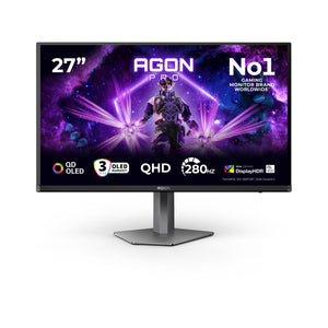 AOC AGON PRO AG276QZD2 Computerbildschirm 67,3 cm (26.5") 2560 x 1440 Pixel Quad HD QD-OLED Schwarz, Grau