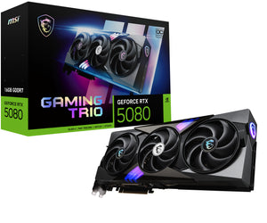 MSI GeForce RTX 5080 GAMING TRIO OC (DLSS 4, 3x DisplayPort, 1x HDMI 2.1)