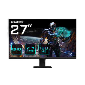 GIGABYTE GS27QA 27" QHD Gaming Monitor - 2560 x 1440 (QHD), 180Hz, 1ms, 300 cd/m², FreeSync, HDR ready, HDMI 2.0, Displa
