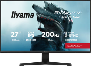 iiyama G-MASTER G2771QS-B1 Computerbildschirm 68,6 cm (27") 2560 x 1440 Pixel Wide Quad HD Schwarz