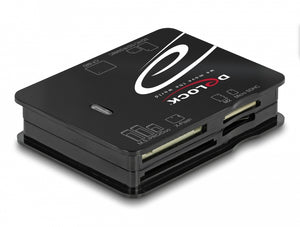 DeLOCK USB 2.0 Card Reader für CF / SD / Micro SD / MS / xD / M2 Speicherkarten