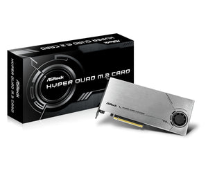 Asrock Hyper Quad M.2 Schnittstellenkarte/Adapter Eingebaut