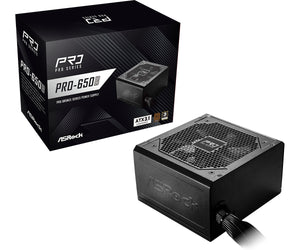 Asrock PRO-650B Netzteil 650 W 24-pin ATX ATX Schwarz