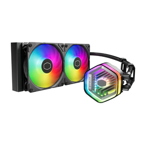 Cooler Master MasterLiquid 240 ATMOS Prozessor All-in-One-Flüssigkeitskühler 12 cm Schwarz