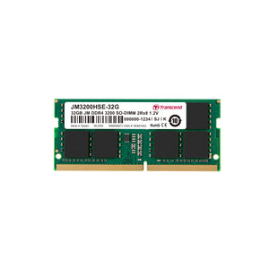 Transcend JetRam JM3200HSE-32G Speichermodul 32 GB 2 x 8 GB DDR4 260-pin SO-DIMM