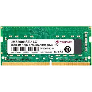 Transcend JetRam JM3200HSE-16G Speichermodul 16 GB 1 x 16 GB DDR4 260-pin SO-DIMM
