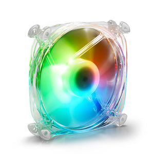 Sharkoon Shark Disc Computergehäuse Ventilator 12 cm Transparent 1 Stück(e)