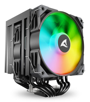 Sharkoon A60 RGB Prozessor Luftkühlung 12 cm Schwarz 1 Stück(e)