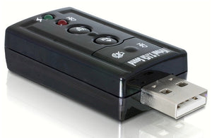 DeLOCK 61645 Kabeladapter USB 2.0 2x 3,5 Schwarz