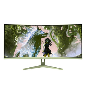 Arozzi Nova 34″ Curved Computerbildschirm 86,4 cm (34") 3440 x 1440 Pixel 4K Ultra HD LED Grün