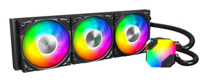 Montech HyperFlow ARGB 360 Prozessor All-in-One-Flüssigkeitskühler 12 cm Schwarz 1 Stück(e)