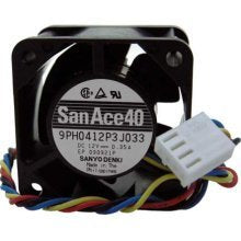 Supermicro PWM Fan Computergehäuse Ventilator 4 cm Schwarz
