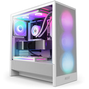NZXT H5 Flow RGB Midi Tower Weiß
