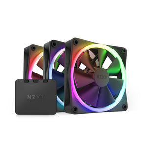 NZXT F120 RGB Triple Pack Computergehäuse Ventilator 12 cm Schwarz 3 Stück(e)