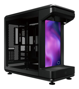 Cooler Master MasterFrame 360 STAGE LCD Full Tower Schwarz, Transparent