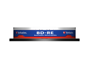 Verbatim BD-RE SL 25GB 2x 10 Pack Spindle 10 Stück(e)
