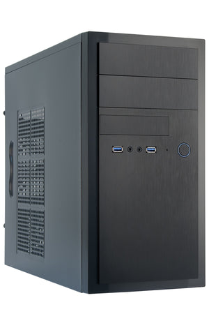 Chieftec HT-01B-OP Computer-Gehäuse Mini Tower Schwarz