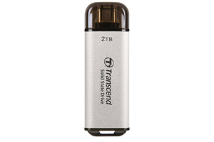 Transcend ESD300 2 TB USB Typ-C Silber