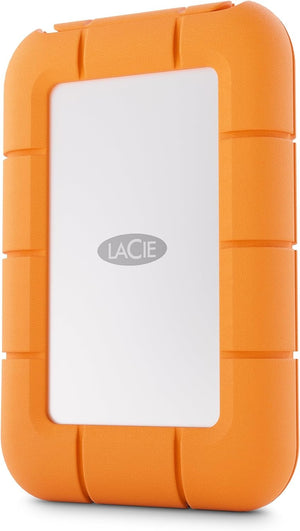 LaCie STMF500400 Externes Solid State Drive 500 GB USB Typ-C USB 3.2 Gen 2x2 Grau, Orange