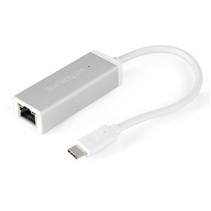StarTech.com USB-C auf Gigabit Ethernet Adapter - Aluminium - Thunderbolt 3 Port kompatibel - USB Typ-C Netzwerkadapter