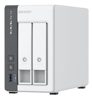 QNAP TS-216G NAS & Speicherserver Tower Cortex-A Cortex-A55 4 GB 0 TB Weiß