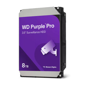 Western Digital Purple Pro Smart Video HDD 8TB Interne Festplatte 7200 RPM 3.5" SATA