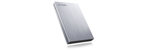 ICY BOX IB-241WP, Ext. HDD-Gehäuse, 1x 2,5" SATA (I/II/III 6Gbit/s) HDD zu USB 3.2 Gen 1 UASP Host, Aluminium, mit einst