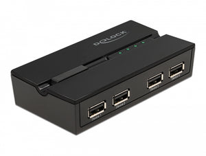 DeLOCK USB 2.0 Switch für 4 PC an 4 Geräte