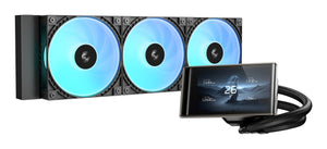 DeepCool LT360 VISION ARGB Prozessor Flüssigkeitskühlung 12 cm Schwarz 1 Stück(e)