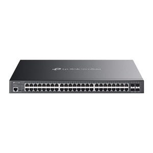 TP-Link Omada SG3452XMPP Netzwerk-Switch Managed L2+ Gigabit Ethernet (10/100/1000) Power over Ethernet (PoE) 1U Schwarz