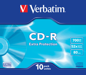 Verbatim CD-R Extra Protection 700 MB 52x 10 Stück(e)