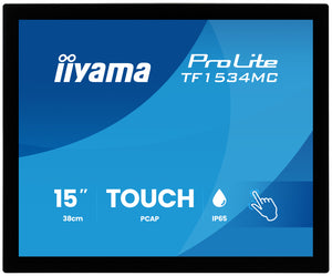 iiyama ProLite TF1534MC-B8X Computerbildschirm 38,1 cm (15") 1024 x 768 Pixel XGA LED Touchscreen Schwarz