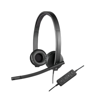 Logitech H570E Kopfhörer Kabelgebunden Kopfband Büro/Callcenter USB Typ-A Schwarz