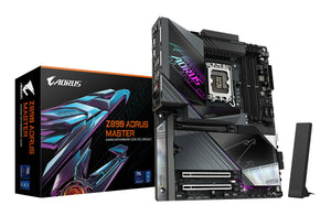 GIGABYTE Z890 AORUS MASTER Mainboard - Unterstützt Intel Core Ultra (Serie 2) CPUs, 18+1+2 Phasen VRM, bis zu 9500MHz DD