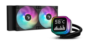 DeepCool R-LP240-BKMSNC-G-1 Computerkühlsystem Computergehäuse, Prozessor All-in-One-Flüssigkeitskühler 12 cm Schwarz 1