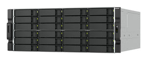 QNAP TS-h2477AXU-RP Speicherserver Rack (4U) AMD Ryzen™ 7 7745 32 GB DDR5 0 TB QNAP QTS Schwarz, Grau