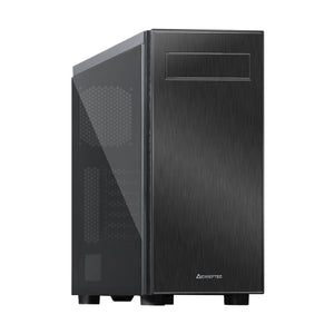 Chieftec AL-02B-TG-OP Computer-Gehäuse Tower Schwarz