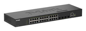 D-Link 28-Port Smart Managed Gigabit Stack Switch 4x 10G