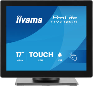iiyama ProLite T1721MSC-B3 Computerbildschirm 43,2 cm (17") 1280 x 1024 Pixel SXGA Touchscreen Tisch Schwarz