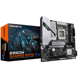 GIGABYTE B860M GAMING WIFI6 Mainboard - Intel Core Ultra Series CPUs, 8+1+2 Phases VRM, bis zu 9066MHz DDR5, 1xPCIe 5.0